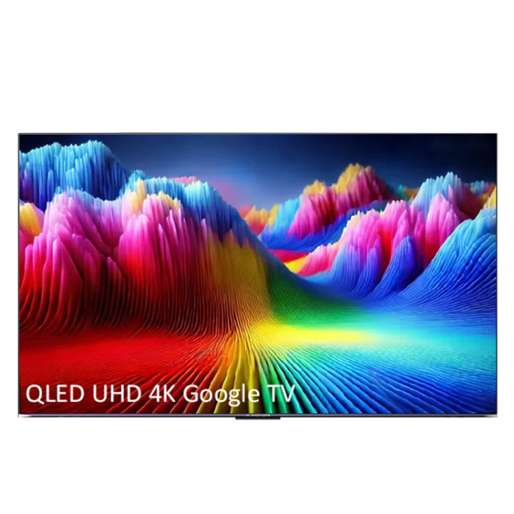 تلویزیون کیو ال ای دی 100 اینچ ایکس ویژن مدل 100X25 با کیفیت 4K، نرخ تازهسازی 144 هرتز، عمق رنگ 10 بیت، پشتیبانی از Dolby Vision و HDR10، صدای 60 وات با سابووفر